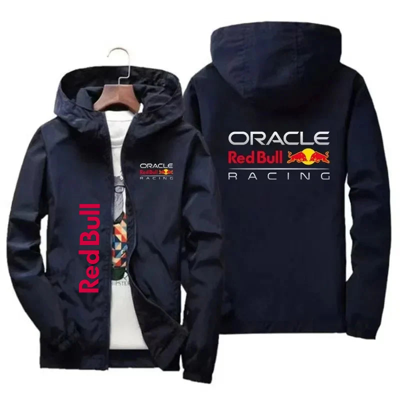 2025 Red Bull logo racing team autumn jacket men's and women's windproof clothing casual sportswear outdoor fashion racing suit