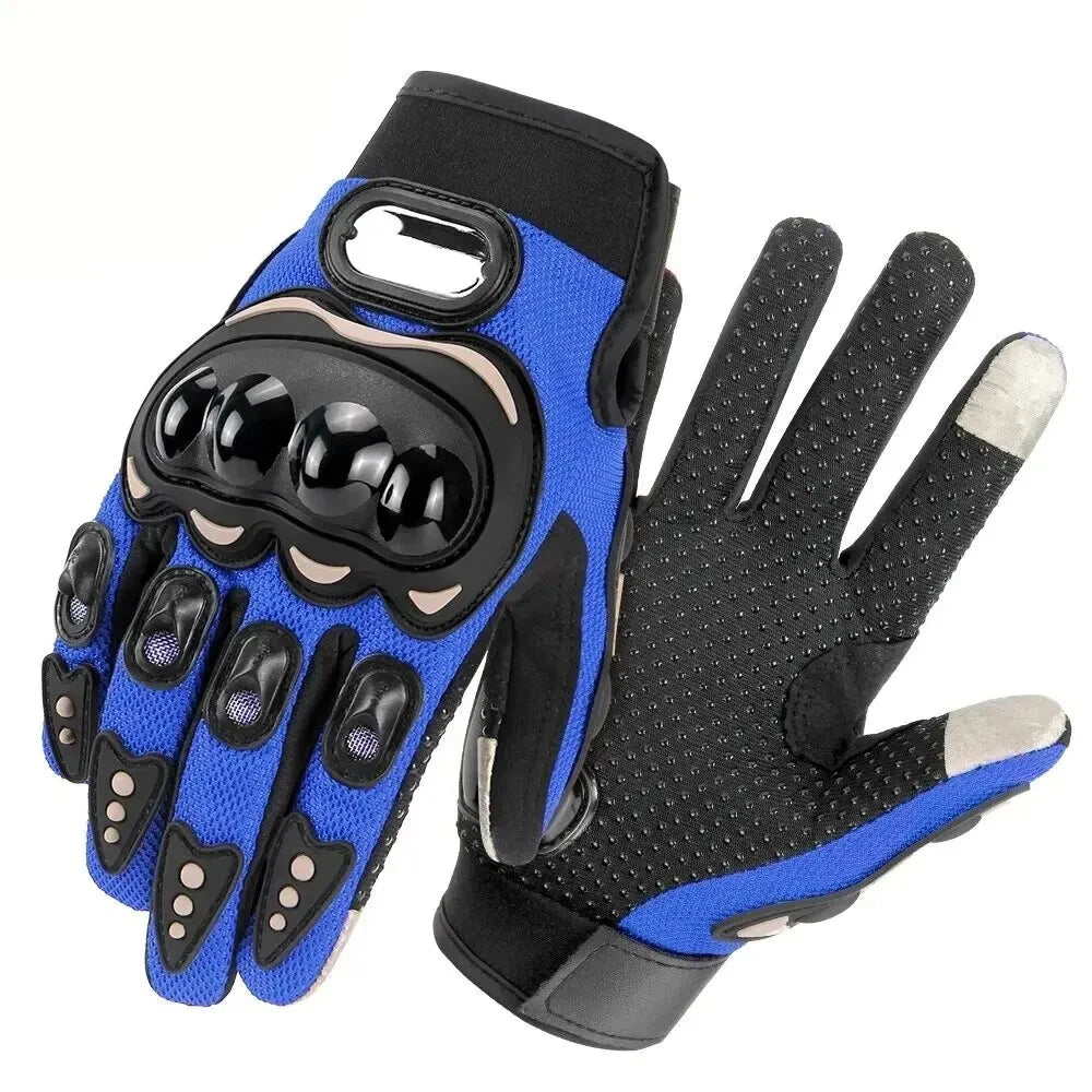 Summer Breathable Motorcycle Gloves Touch Screen Men Women MTB Bike Gloves Outdoor Motorbike Riding Bicycle Gloves