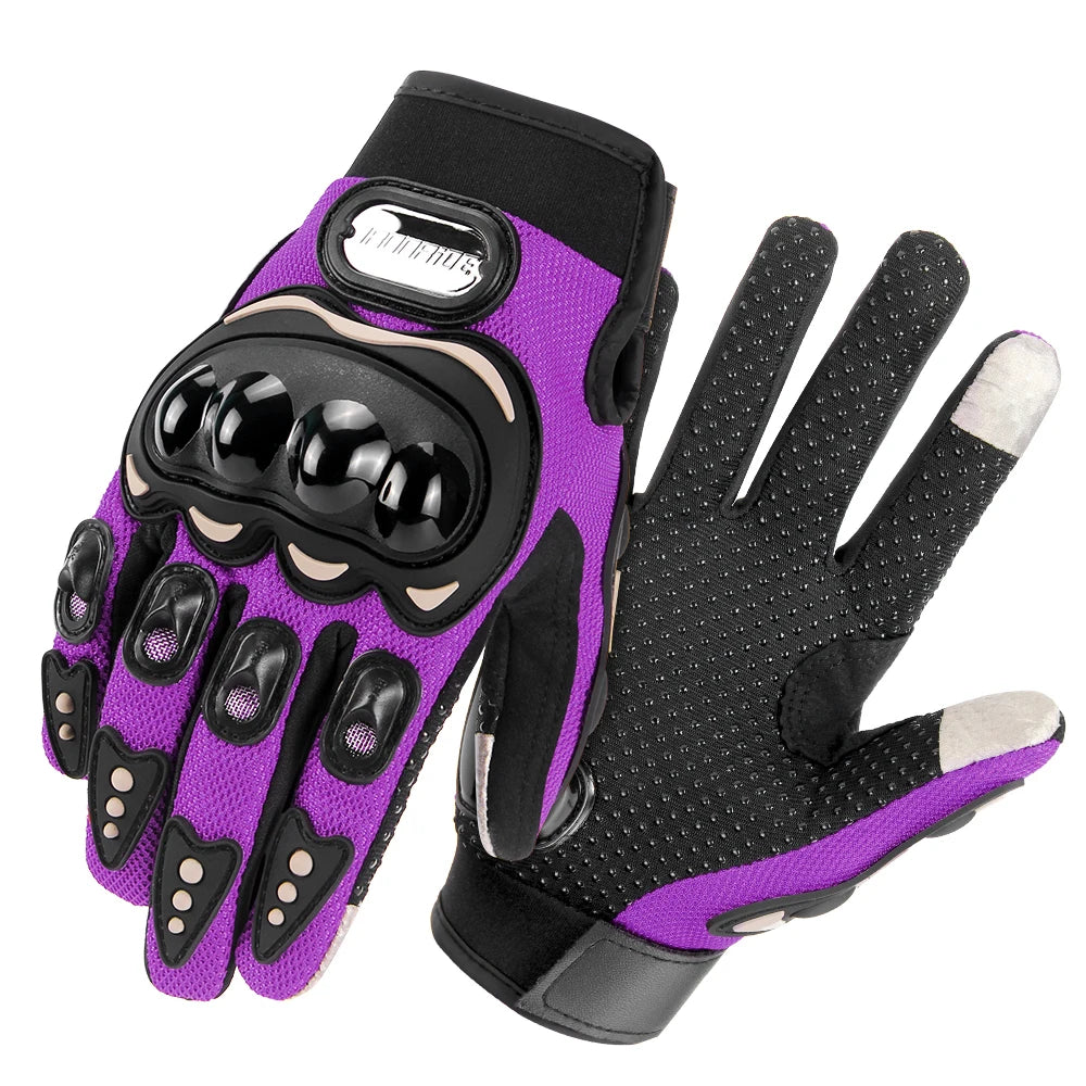 Summer Breathable Motorcycle Gloves Touch Screen Men Women MTB Bike Gloves Outdoor Motorbike Riding Bicycle Gloves