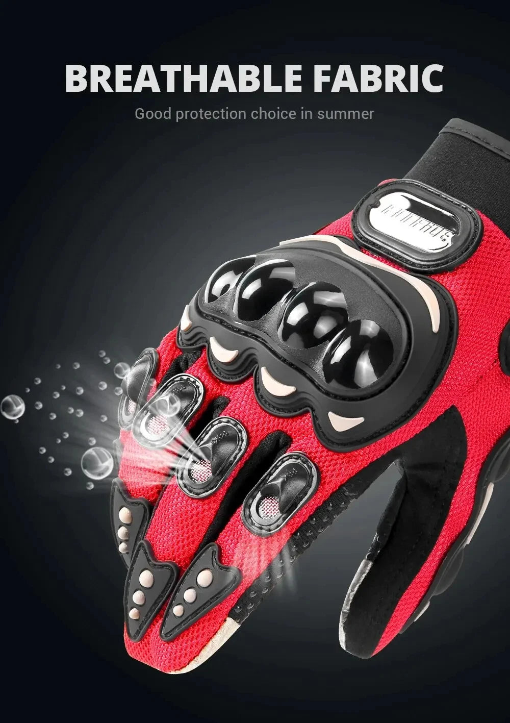 Summer Breathable Motorcycle Gloves Touch Screen Men Women MTB Bike Gloves Outdoor Motorbike Riding Bicycle Gloves
