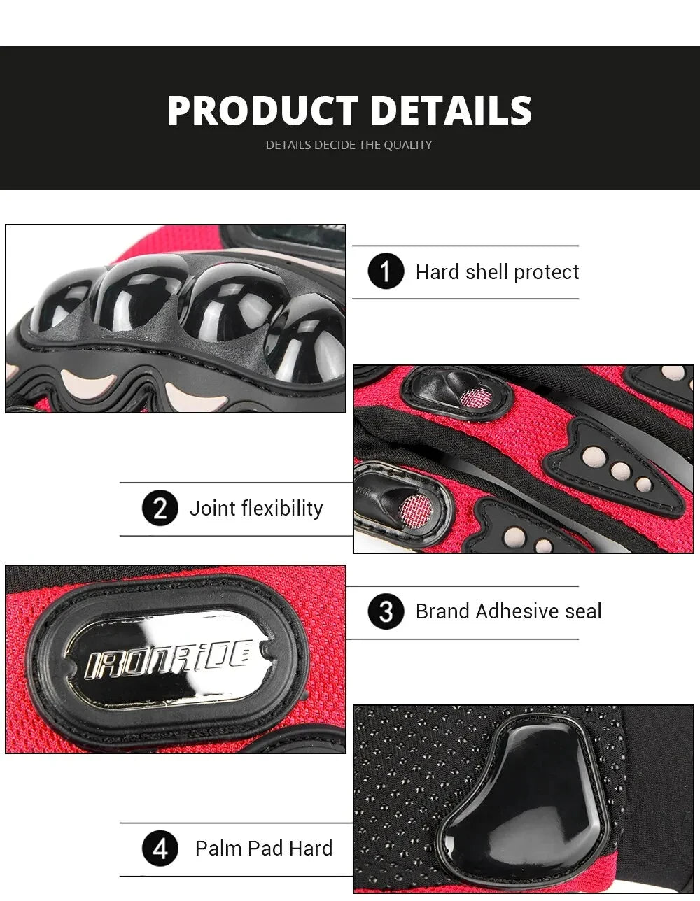 Summer Breathable Motorcycle Gloves Touch Screen Men Women MTB Bike Gloves Outdoor Motorbike Riding Bicycle Gloves