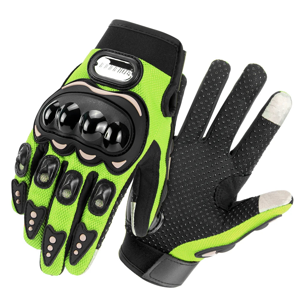 Summer Breathable Motorcycle Gloves Touch Screen Men Women MTB Bike Gloves Outdoor Motorbike Riding Bicycle Gloves