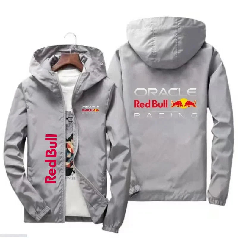 2025 Red Bull logo racing team autumn jacket men's and women's windproof clothing casual sportswear outdoor fashion racing suit