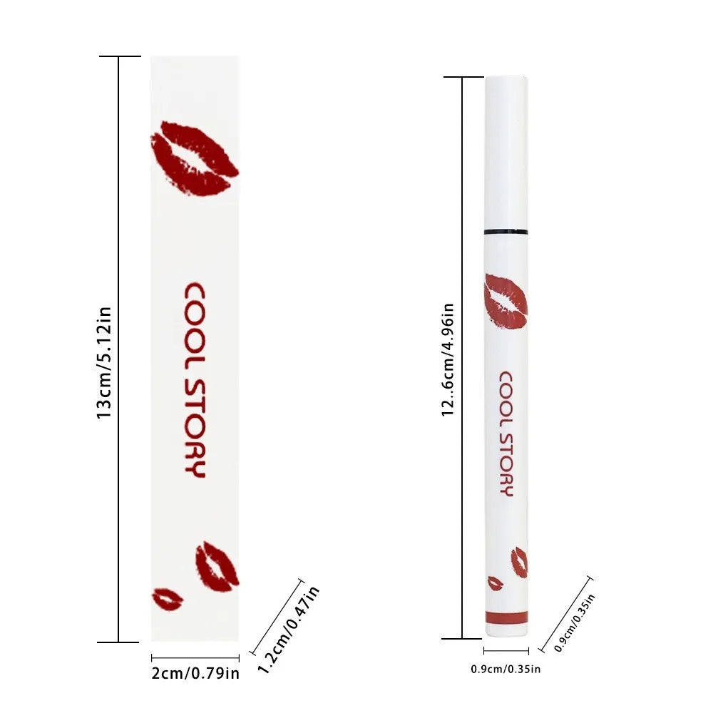 Liquid Matte Lipliner Pencil Waterproof Lasting Lipstick Pen Natural Quick Drying No Cup Lip Liner Outline Lips Contour Makeup