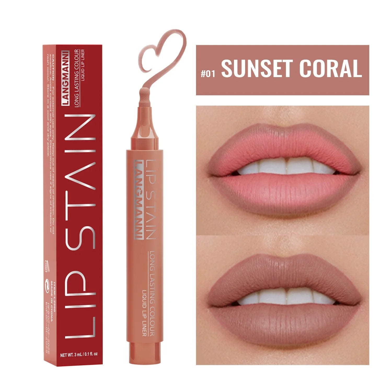 6 Colors Liquid Lip Liner Pencil Long Lasting Nude Lipstick Matte Lip Liner Stick Non-stick Cup Natural Lips Contour Pen Makeup