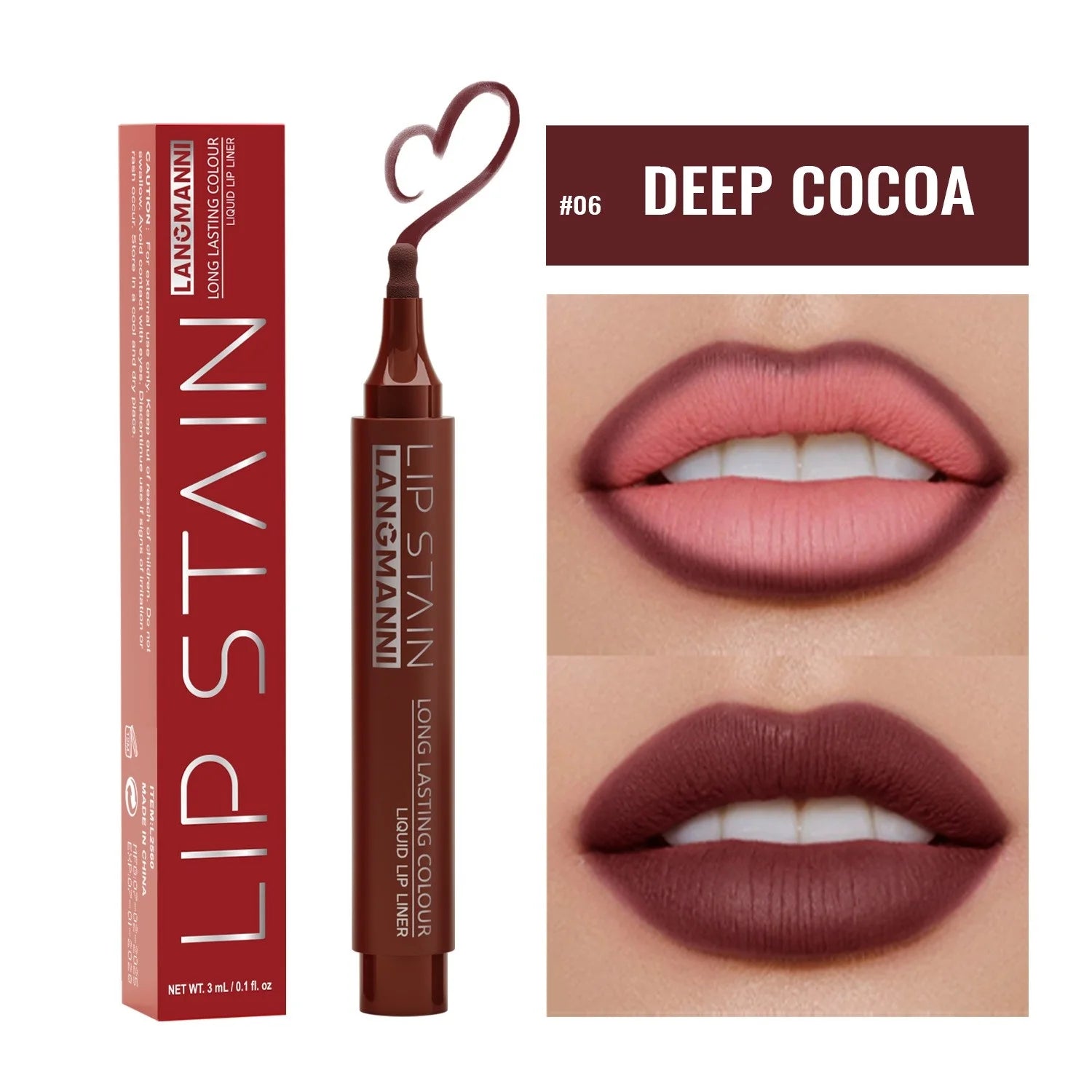 6 Colors Liquid Lip Liner Pencil Long Lasting Nude Lipstick Matte Lip Liner Stick Non-stick Cup Natural Lips Contour Pen Makeup