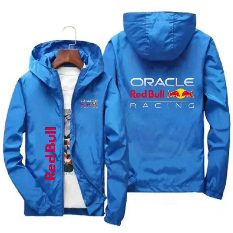 2025 Red Bull logo racing team autumn jacket men's and women's windproof clothing casual sportswear outdoor fashion racing suit