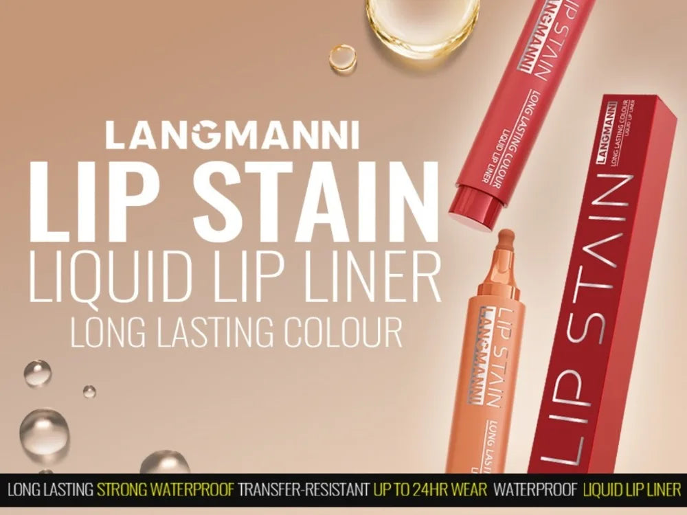 6 Colors Liquid Lip Liner Pencil Long Lasting Nude Lipstick Matte Lip Liner Stick Non-stick Cup Natural Lips Contour Pen Makeup