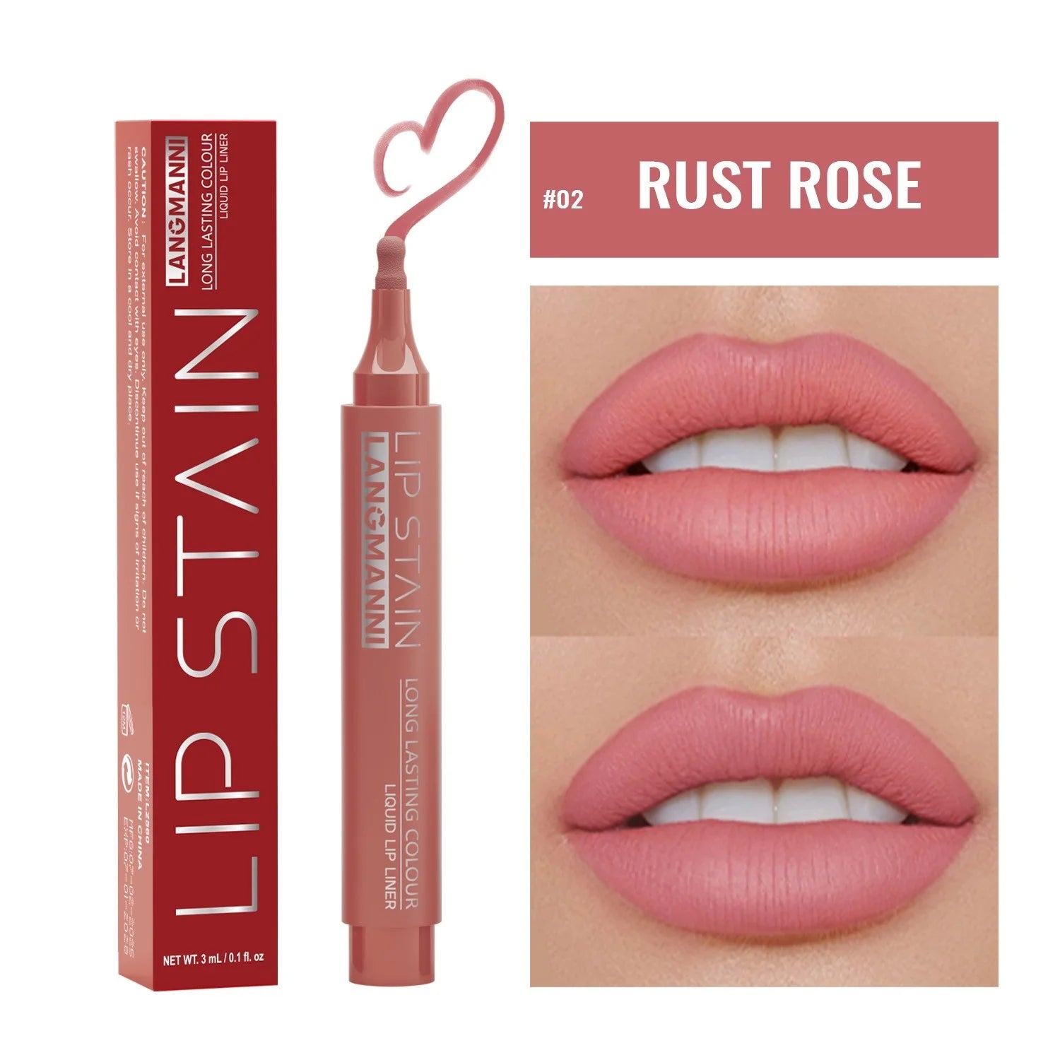 6 Colors Liquid Lip Liner Pencil Long Lasting Nude Lipstick Matte Lip Liner Stick Non-stick Cup Natural Lips Contour Pen Makeup