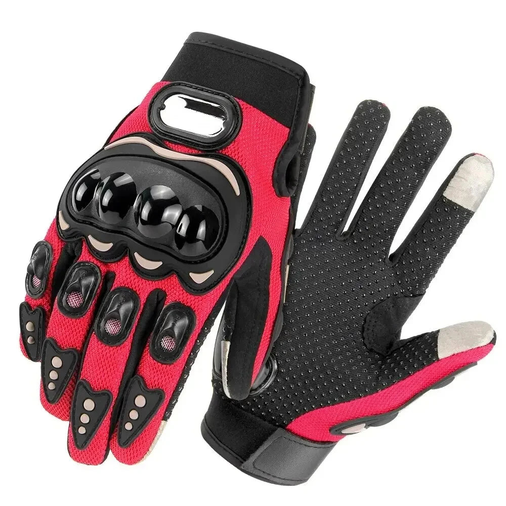 Summer Breathable Motorcycle Gloves Touch Screen Men Women MTB Bike Gloves Outdoor Motorbike Riding Bicycle Gloves