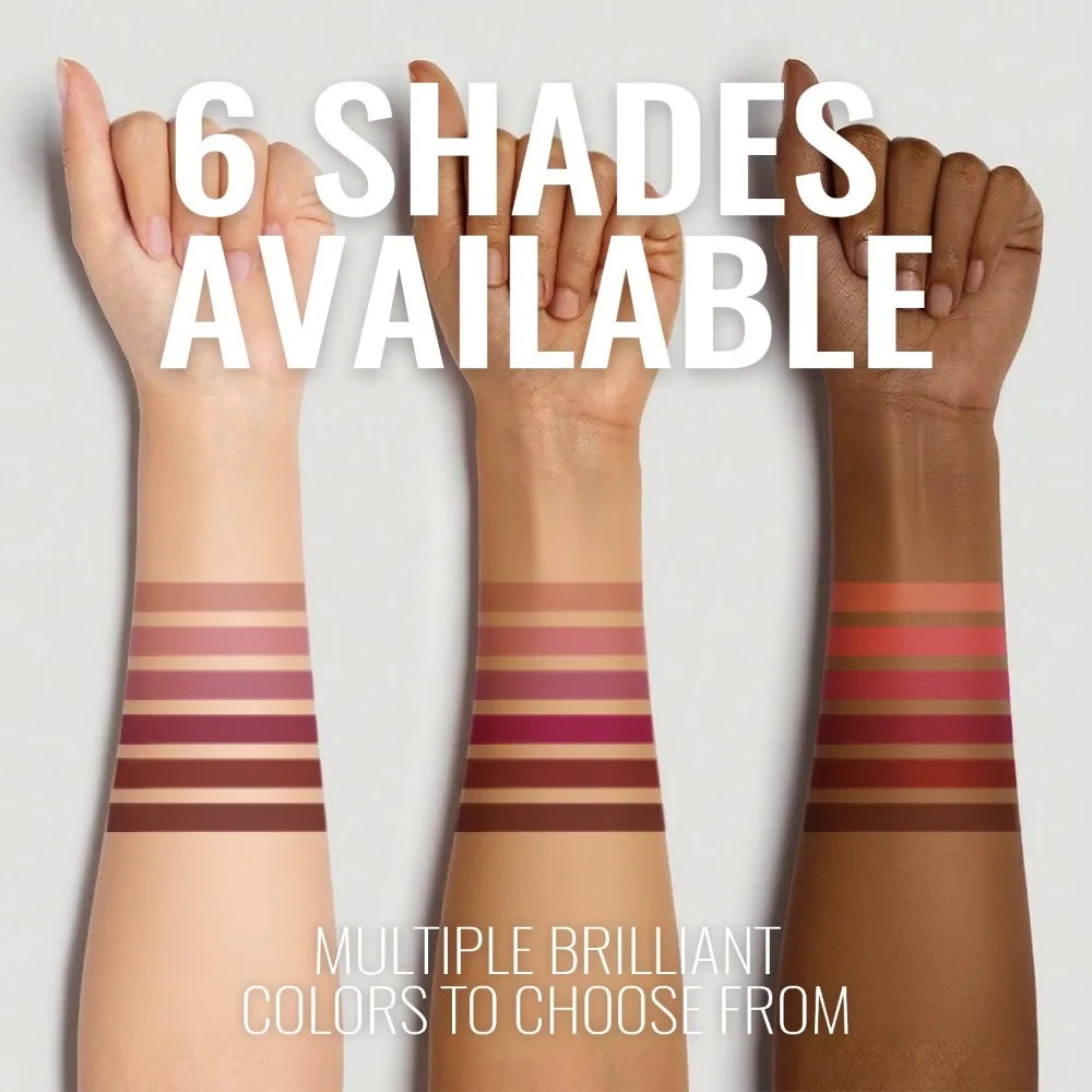 6 Colors Liquid Lip Liner Pencil Long Lasting Nude Lipstick Matte Lip Liner Stick Non-stick Cup Natural Lips Contour Pen Makeup