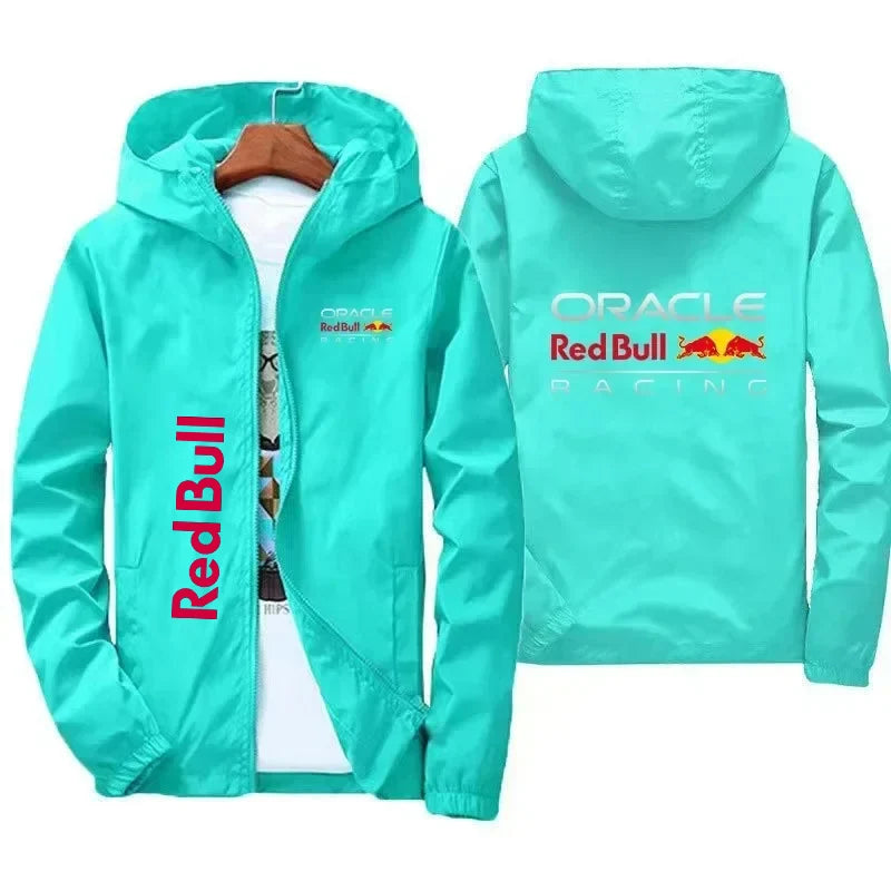 2025 Red Bull logo racing team autumn jacket men's and women's windproof clothing casual sportswear outdoor fashion racing suit